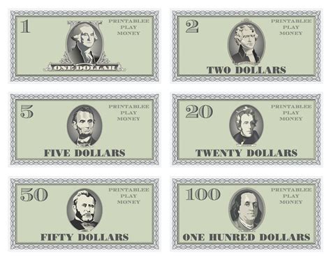 printable fake money template printable templates