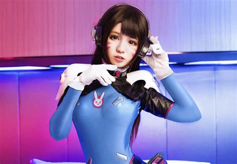 dva overwatch cosplay hd girls 4k wallpapers images