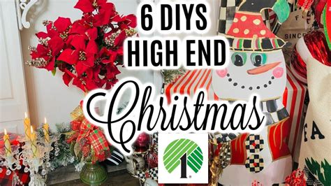 diy dollar tree high  christmas decor crafts  love
