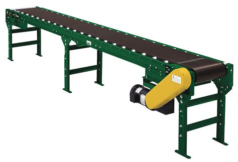 ashland conveyor roller bed belt conveyor steel bed material medium duty  ft