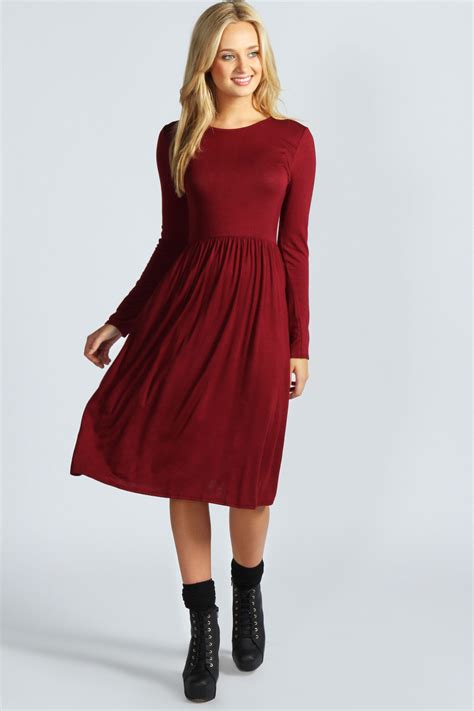 long sleeve midi dress picture collection dressed  girl