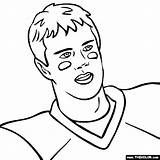 Coloring Matt Ryan Brady Tom Pages Thecolor Football Comments sketch template