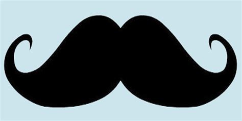 mustache template printable  clipart  clipart