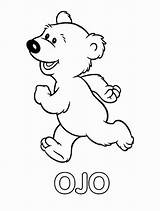 Bear Big Blue House Ojo Coloring Pages Inthe Friend Netart sketch template