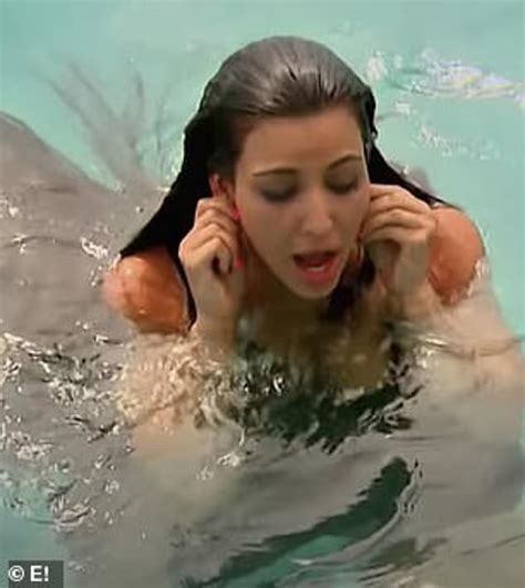 Kim Kardashian Jumps Into A Lagoon… But All Fans Can Think About Is