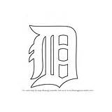 Logo Draw Tigers Detroit Step sketch template