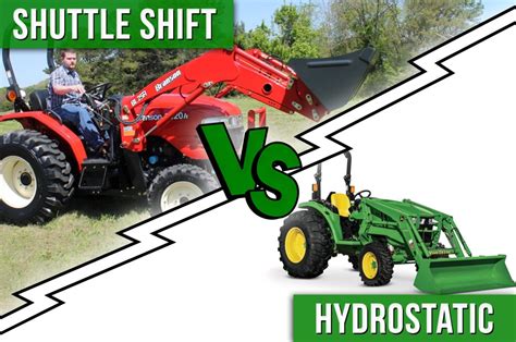 shuttle shift  hydrostatic  differences