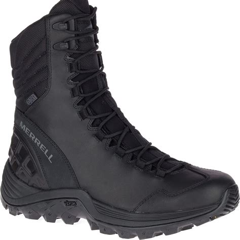 merrell mens thermo rogue tactical wp ice boots black elliottsboots