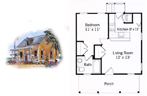 38 Small Two Bedroom House Plans Under 500 Sq Ft