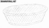 Basket Bread Draw Intersecting Surface Texture Lines Example Below Number Large sketch template