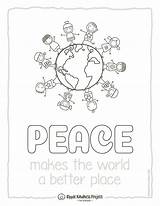 Peace Coloring Pages Paper Letter Posters Activities Note Kindness Reading School Cute Help Comprehension Symbols sketch template