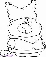 Chowder Coloring Pages Network Cartoon Characters Getcolorings Color sketch template