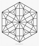Hexagon Kindpng sketch template
