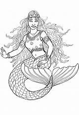 Mermaid Pages Coloring Printable Dora Shamrock Pretty Color Kids Adult Print Kingdom sketch template