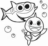 Shark Baby Coloring Sheets Pages Pinkfong Amazing Children sketch template
