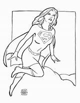 Coloring Supergirl Pages Getdrawings Printable Print Getcolorings sketch template