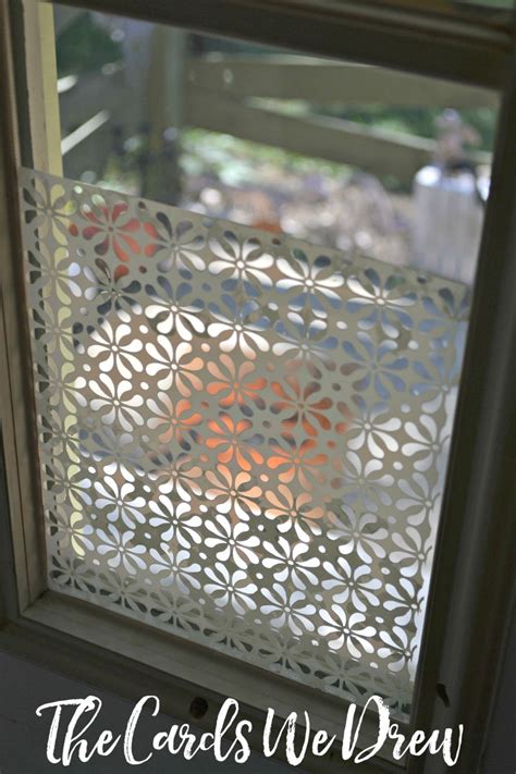 How To Do A Glass Etched Front Door Side Window