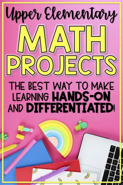 math projects differentiated hands  learning teaching   mountain view