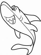 Shark Coloring Pages Clark Getcolorings Boy sketch template
