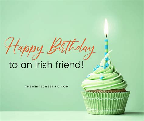 irish birthday wishes     write greeting