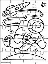 Space Jigsaw Puzzles Kids Pages Coloring Printable Activities Cut Saw Template Jig Puppet Getdrawings Drawing sketch template