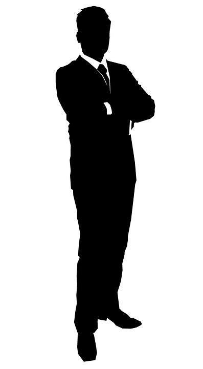 business man silhouette suit · free vector graphic on pixabay