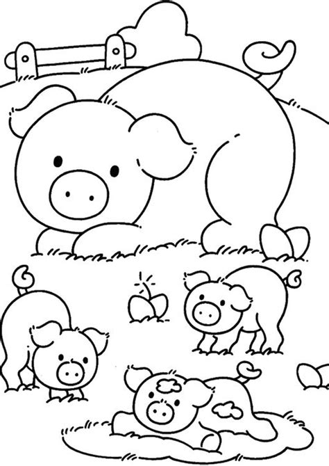 farm animal printable coloring pages