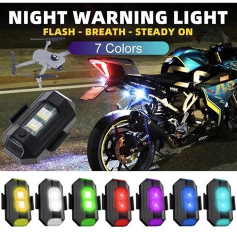 led drone strobe light motorcycle flashing light  colors slow fast flashing light strobe light