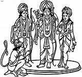 Shri Dussehra Cliparts Sita Rama Laxman Clipground sketch template