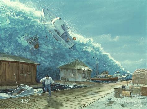 tsunami drawing  chris butler  photo researchers