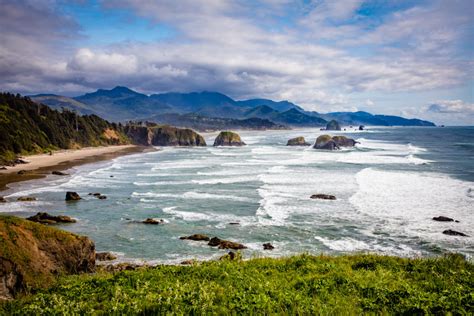 Cannon Beach From Ecola State Park Northern Oregon Coast Outdoor