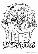 Easter Coloring Pages Angry Birds Print Maatjes Colouring Bird sketch template
