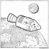 Ruimtevaart Apollo Geschiedenis Raumfahrt Maan Ausmalbilder Bereikte Malvorlage Ausmalbild sketch template