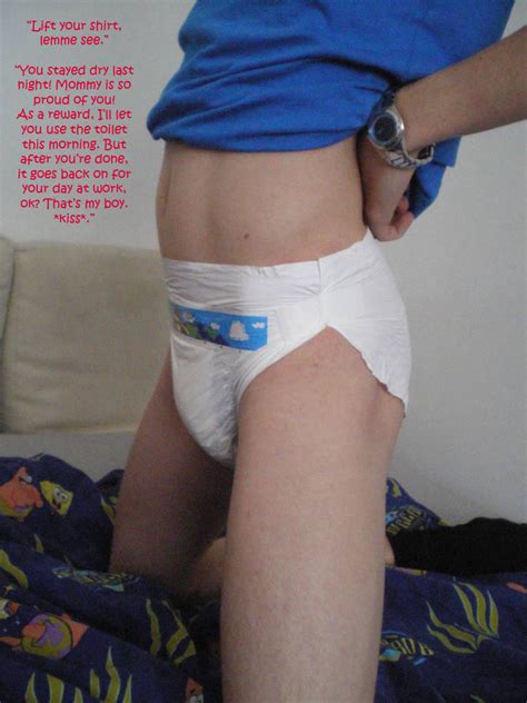 male forced into diapers captions