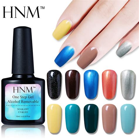 hnm    glue pure color nail polish soak   step uv nail varnish nail art stamping