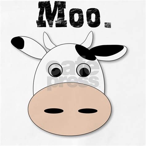 Cartoon Cow Saying Moo Apron By Mlcarrington Cafepress