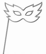 Masquerade Mask Coloring Drawing Pages Masks Template Mardi Gras Sketch Clipart Outline Venetian Easy Simple Butterfly Printable Life Print African sketch template