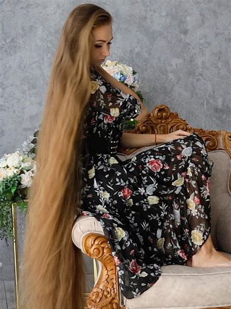 video very long hair very elegant realrapunzels