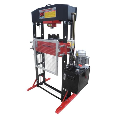 electric hydraulic shop press   ton hydraulic shop press