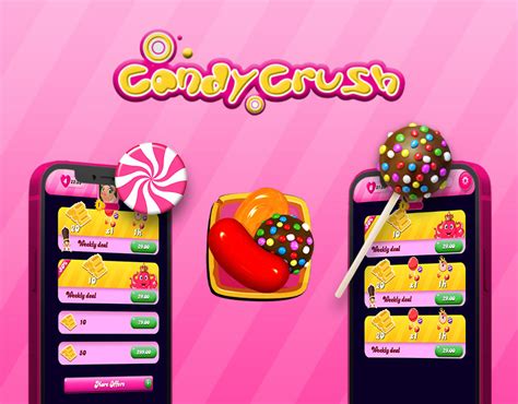 Candy Crush Game Ui On Behance