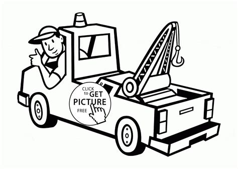tow truck anatomy monster truck coloring pages truck coloring pages