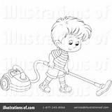 Vacuum Clipart Boy Chores Coloring Chore Vacume Royalty Illustration Rf Bannykh Alex Clipground Getcolorings Pages Webstockreview sketch template