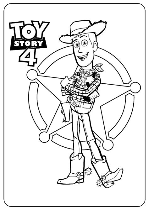 woody toy story  disney pixar coloring pages toy story  kids