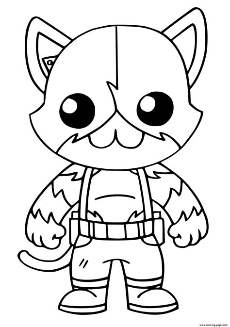 toon meowscles fortnite skin coloring page coloring home