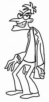 Doofenshmirtz Dr Drawing Draw Phineas Ferb Step Lesson Kids Drawinghowtodraw 2009 sketch template