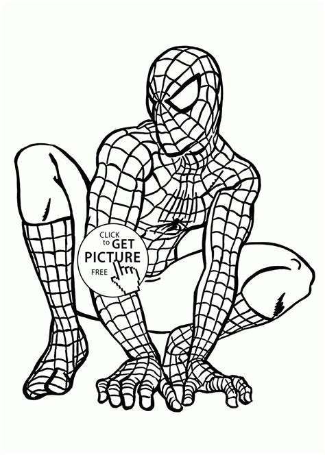 spider man coloring pages learny kids