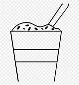 Yogurt Coloring Frozen Parfait Clipart Colouring Pages Pinclipart Report sketch template