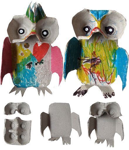 egg carton owls animal crafts egg carton crafts owl crafts