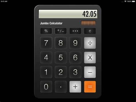 jumbo calculator  christopher weems
