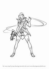 Overwatch Sombra Draw Drawing Step Coloring Pages Drawings Sketches Character Tutorials Printable Sketch Drawingtutorials101 Sheets Choose Board sketch template
